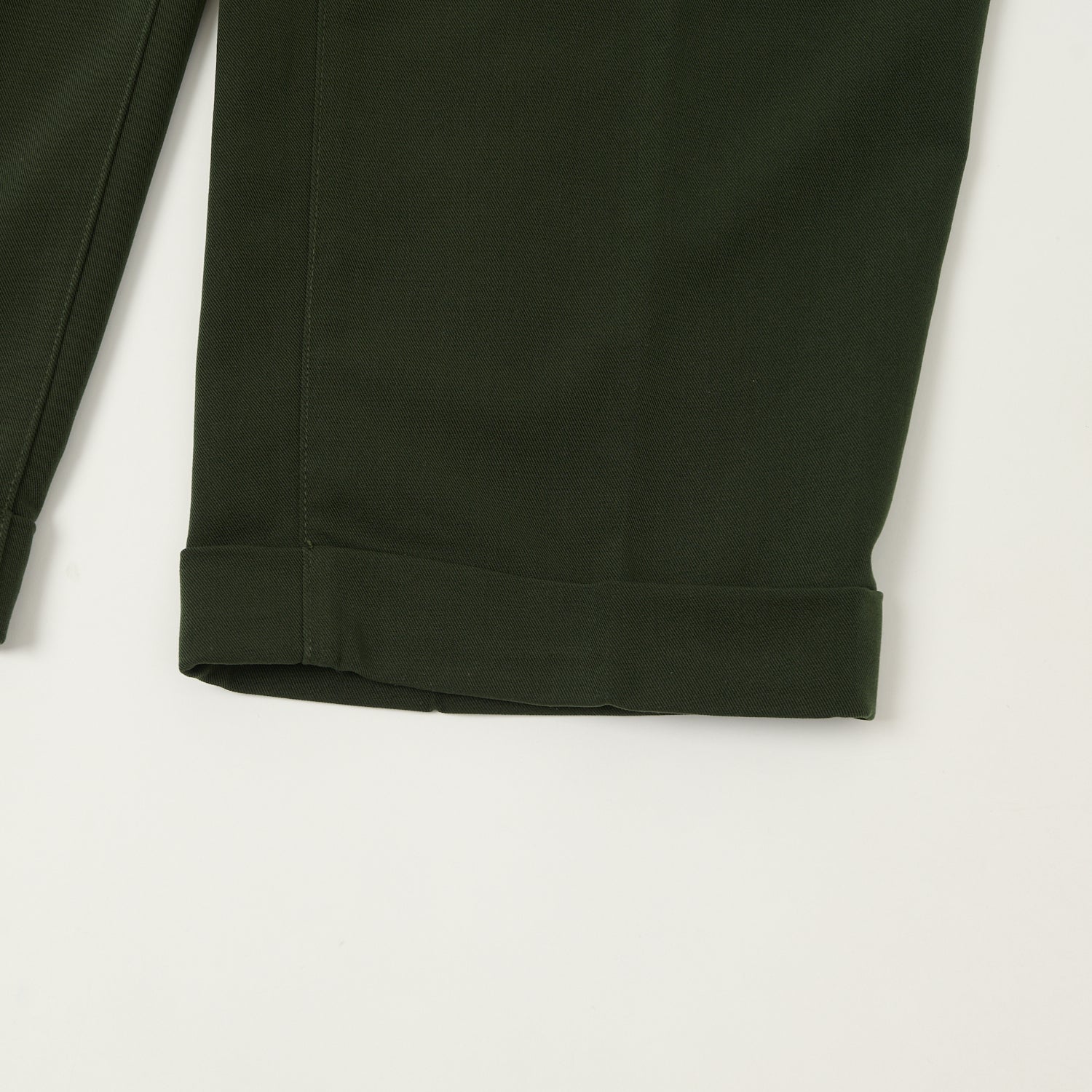 Beams Plus Double Pleat Trousers - Green
