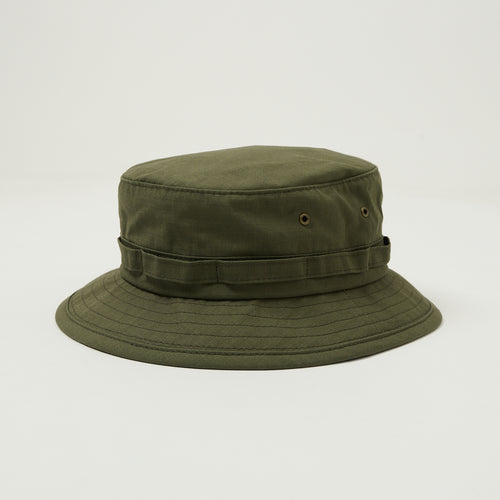 Beams Plus Ripstop Nylon Jungle Hat - Olive