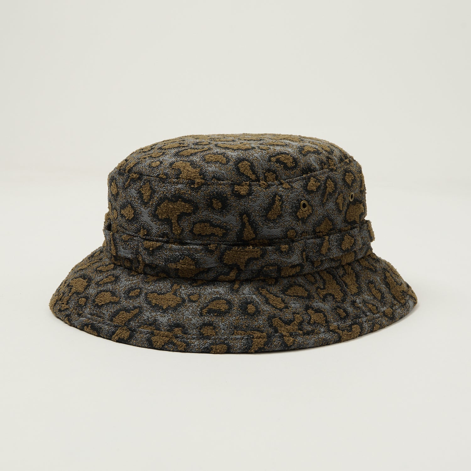 Beams Plus Jacquard Camo Jungle Hat - Brown