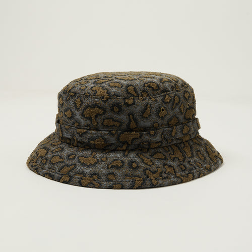 Beams Plus Jacquard Camo Jungle Hat - Brown