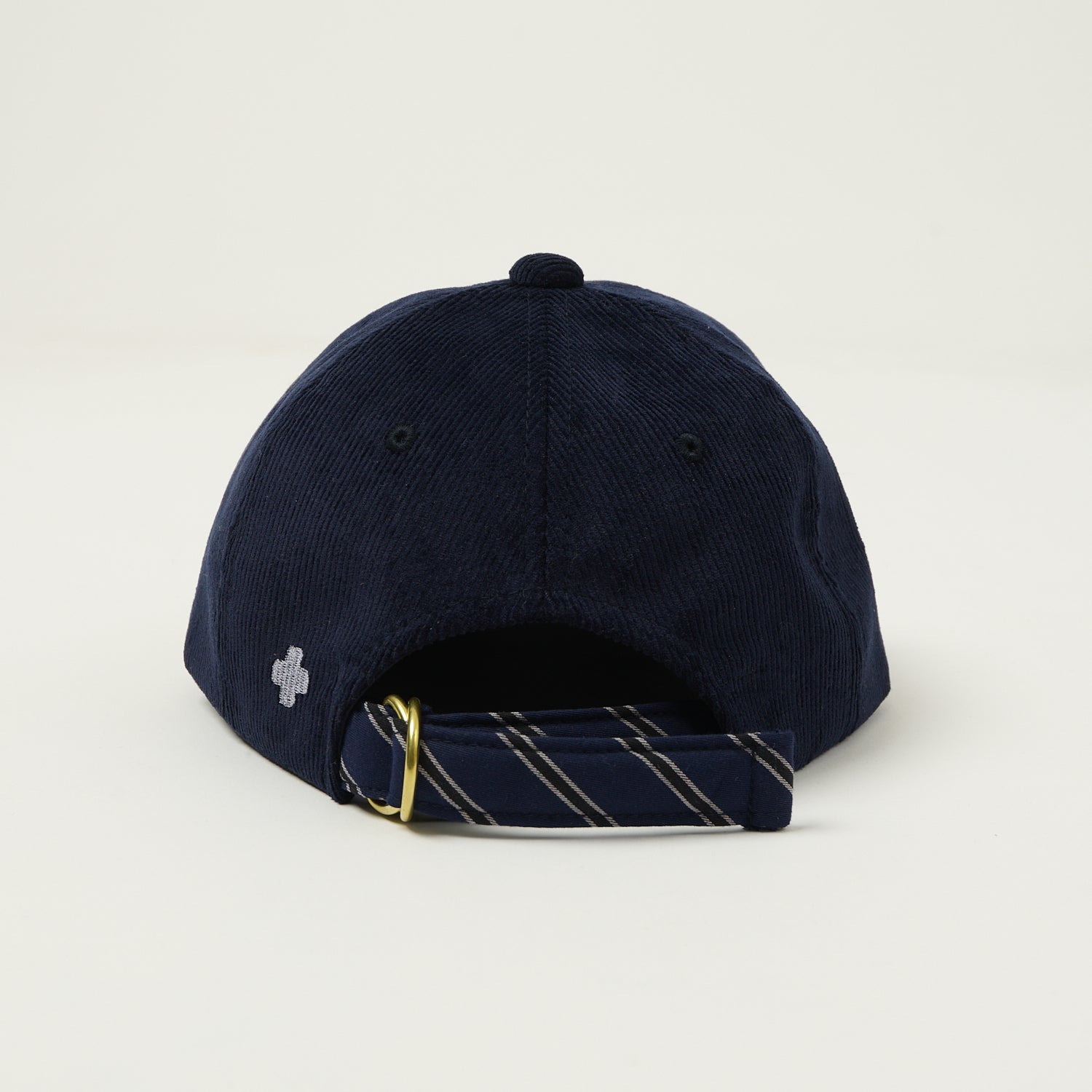 Beams Plus Corduroy Six Panel Baseball Cap - Navy