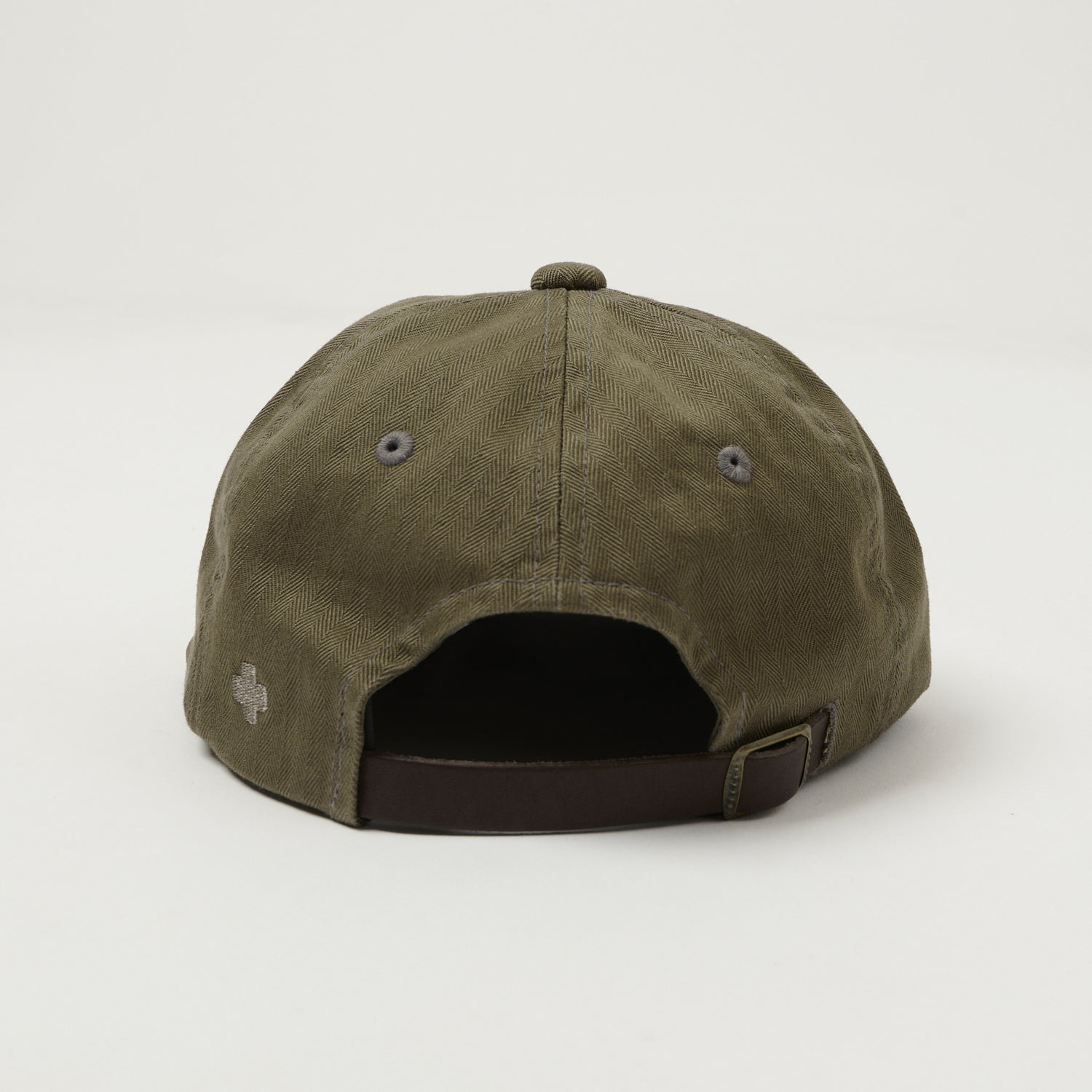 Beams Plus Herringbone Twill Six Panel Baseball Cap - Olive – SON