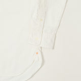 Beams Plus Button Down Oxford Shirt - White