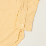 Beams Plus Button Down Oxford Shirt - Yellow