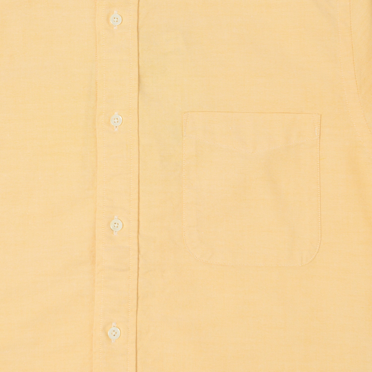 Beams Plus Button Down Oxford Shirt - Yellow