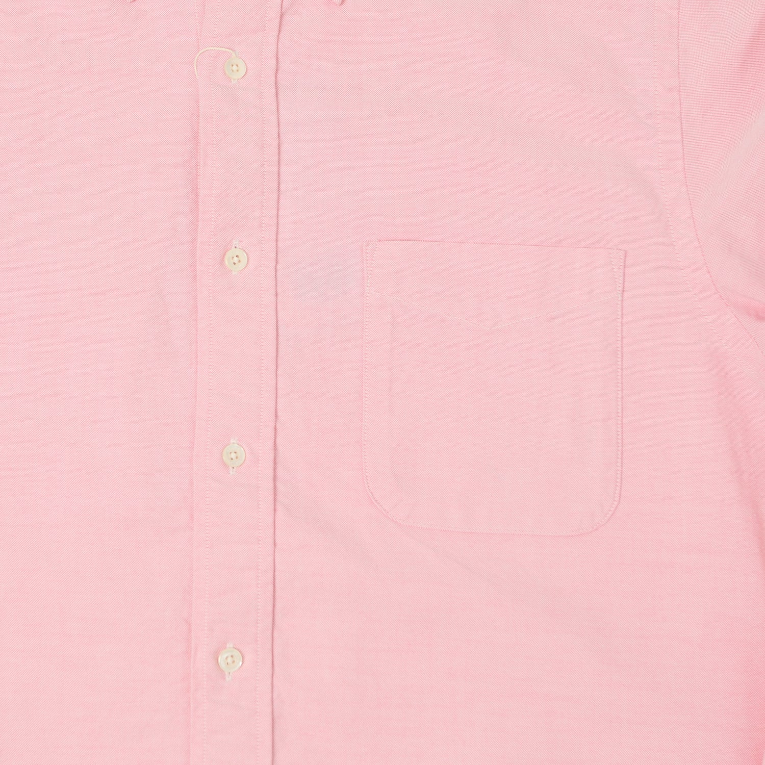 Beams Plus Button Down Oxford Shirt - Pink