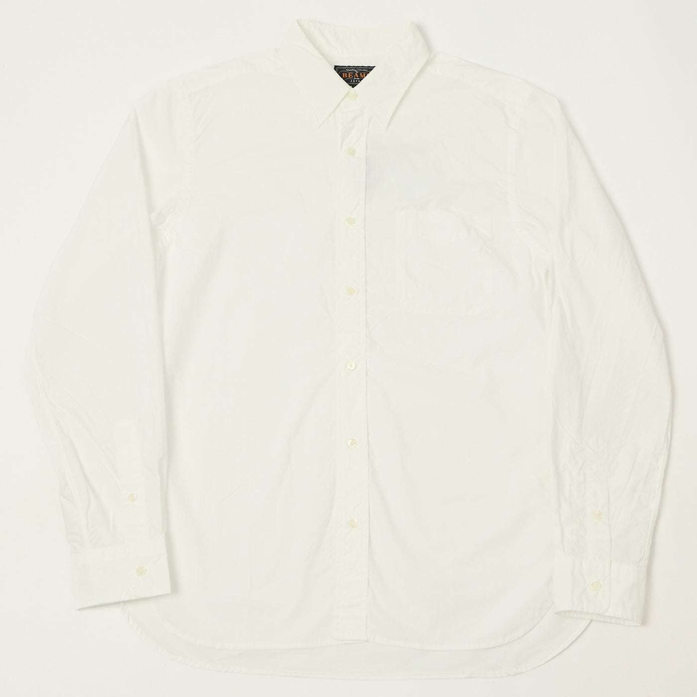 Beams Plus Poplin Button Up Shirt - White