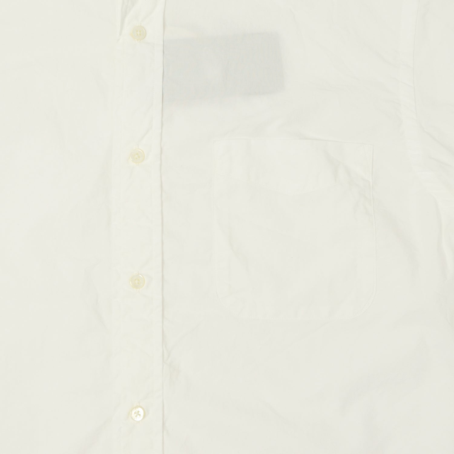 Beams Plus Poplin Button Up Shirt - White