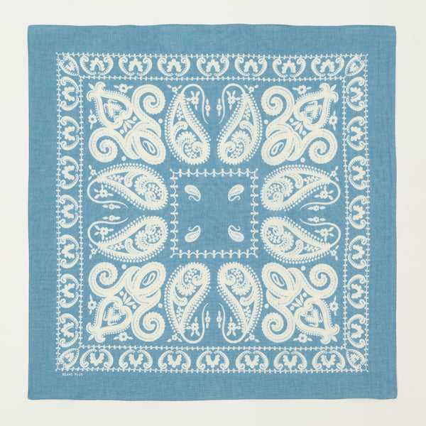 Beams Plus Bandana Two Pack A - Sax