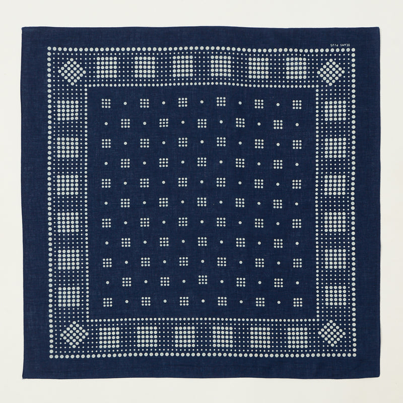 Beams Plus Bandana Two Pack B - Indigo