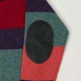 Beams Plus Multi Stripe Jumper - Yellow/Multi