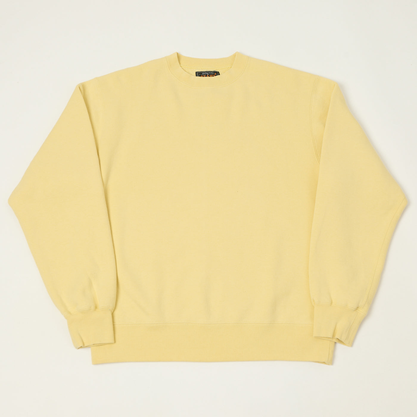 Beams Plus Crewneck Sweatshirt - Cream