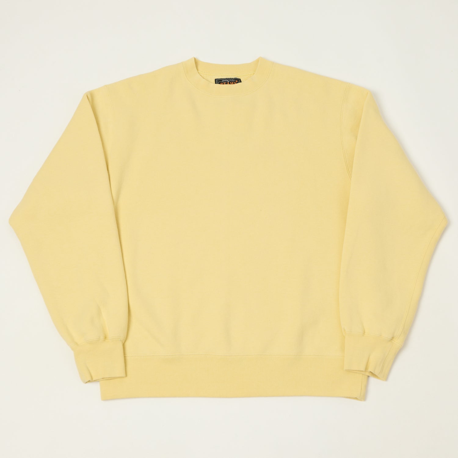 Beams Plus Crewneck Sweatshirt - Cream