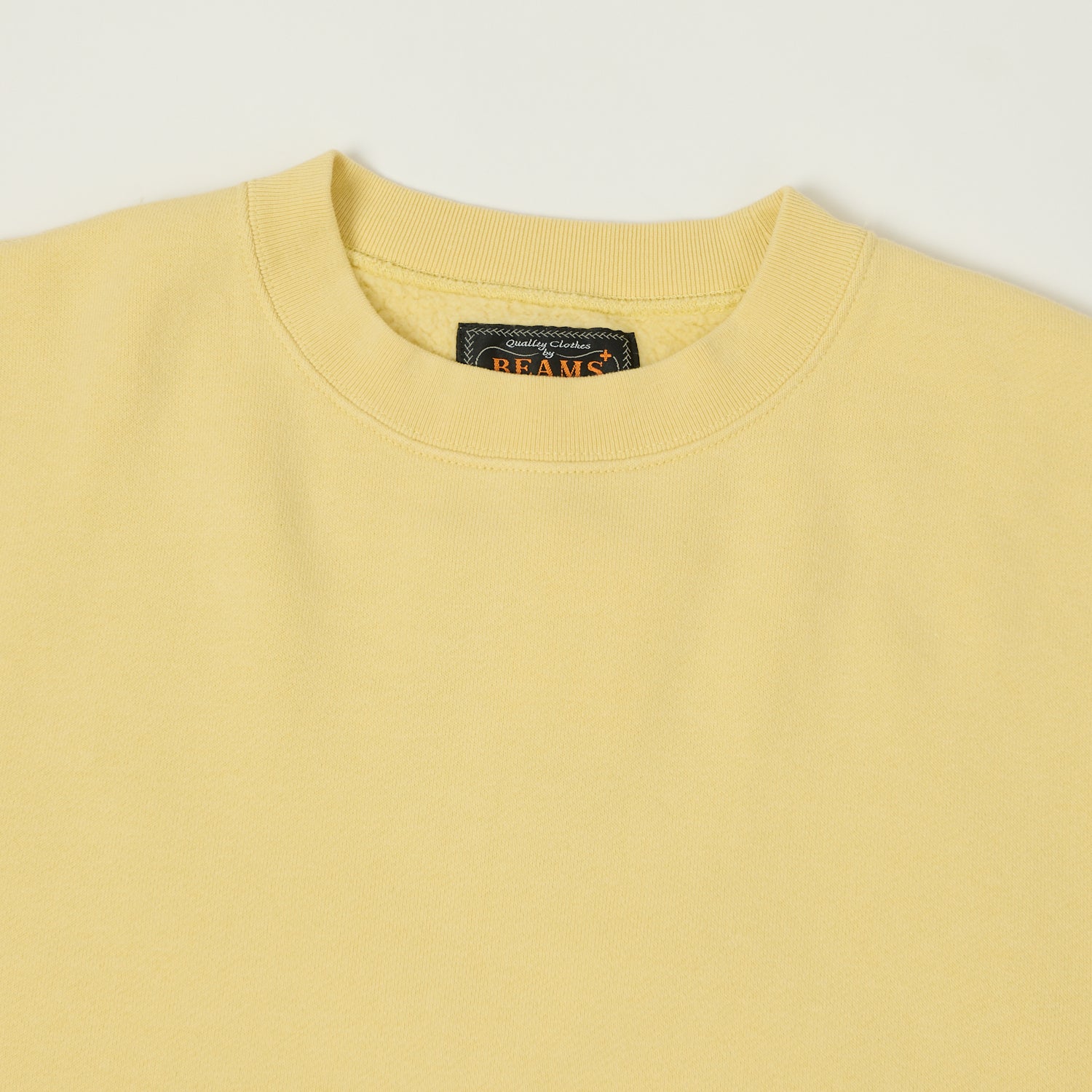 Beams Plus Crewneck Sweatshirt - Cream