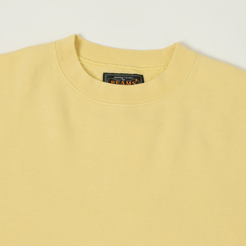 Beams Plus Crewneck Sweatshirt - Cream