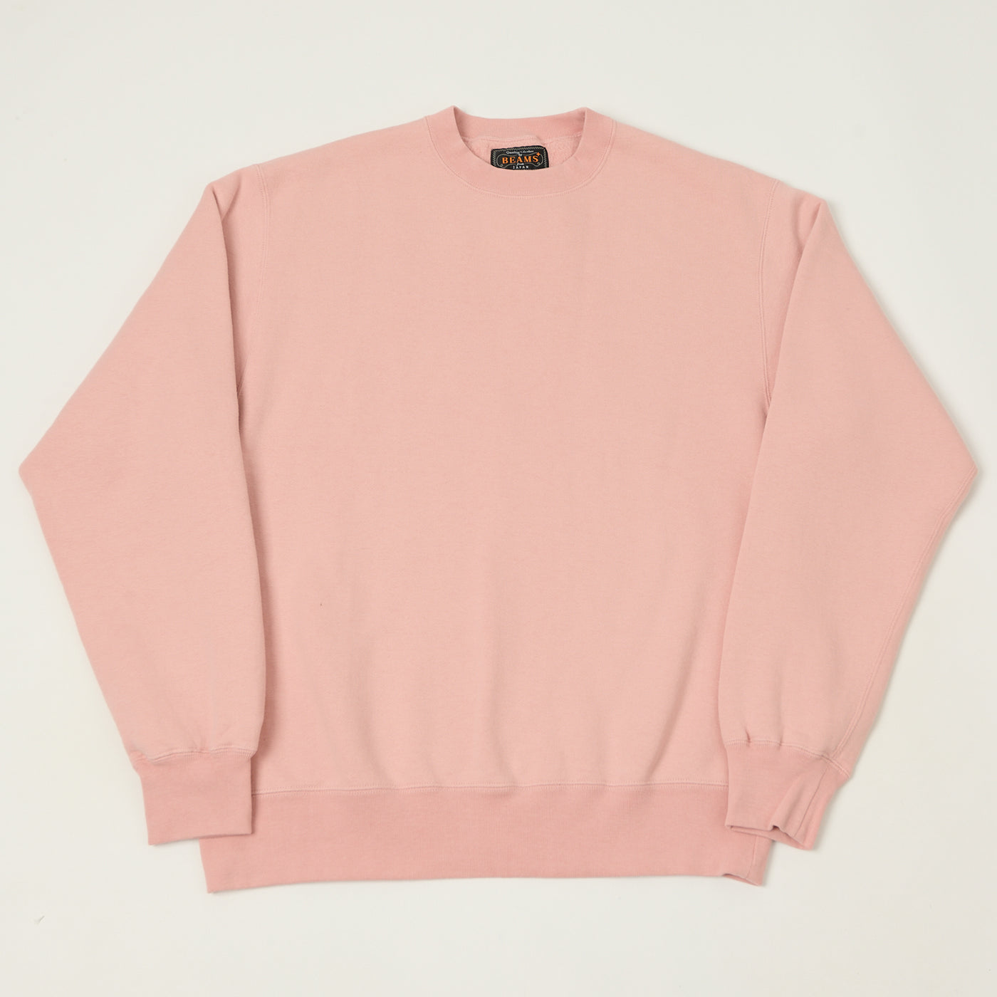 Beams Plus Crewneck Sweatshirt - Pink