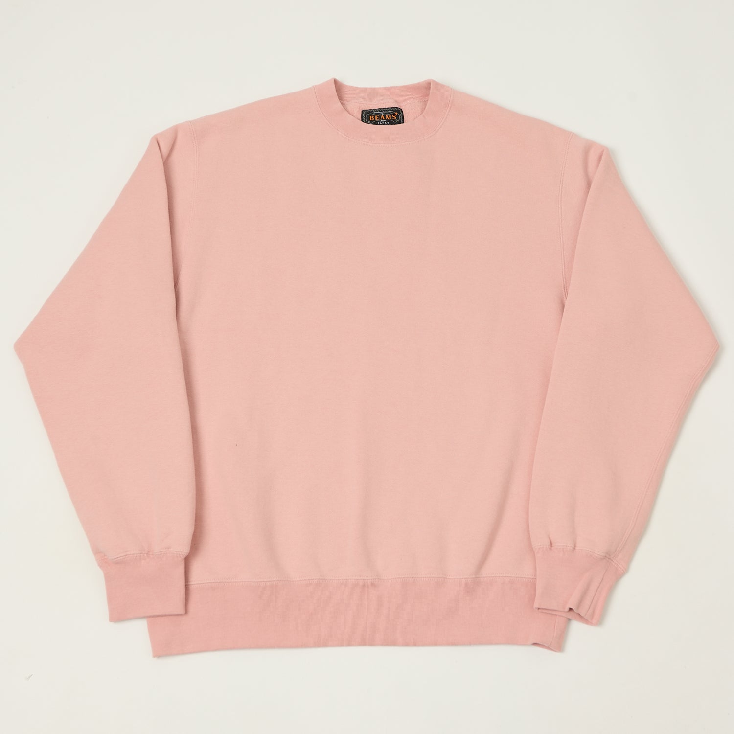 Beams Plus Crewneck Sweatshirt - Pink