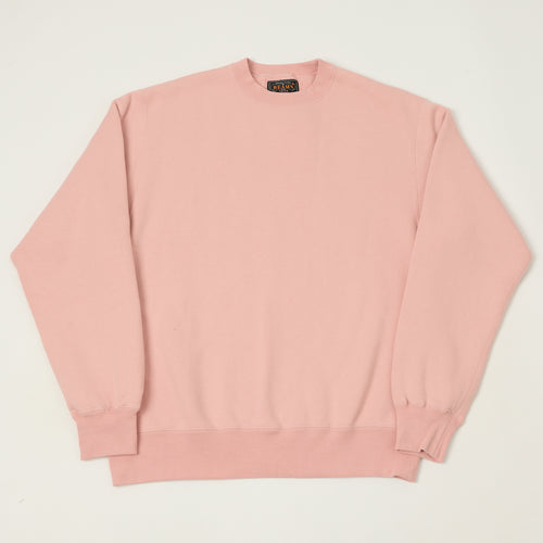 Beams Plus Crewneck Sweatshirt - Pink
