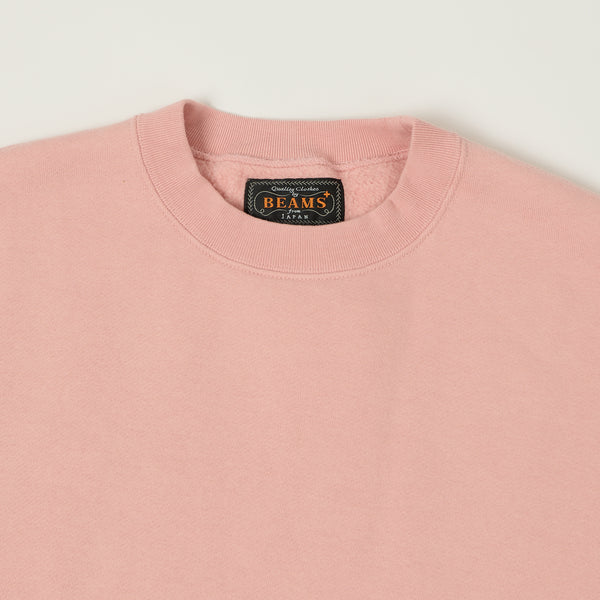 Beams Plus Crewneck Sweatshirt - Pink