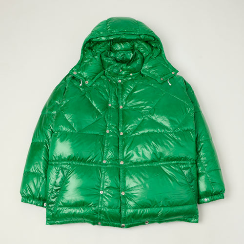 Beams Plus Raglan Sleeve 'Expedition' Down Parka - Green