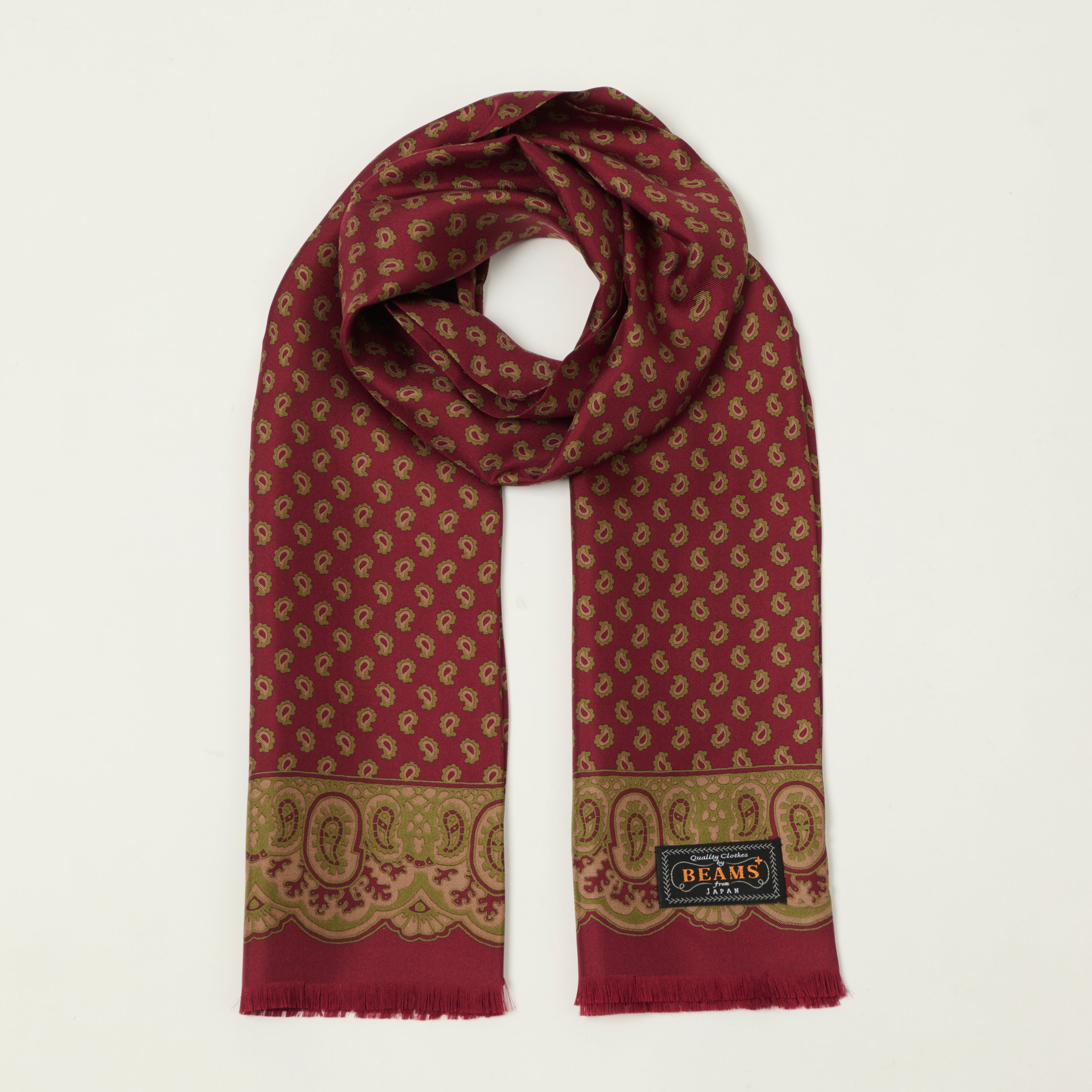 Drake's 'Moghul Garden' Wool/Silk Scarf - Navy – SON OF A STAG