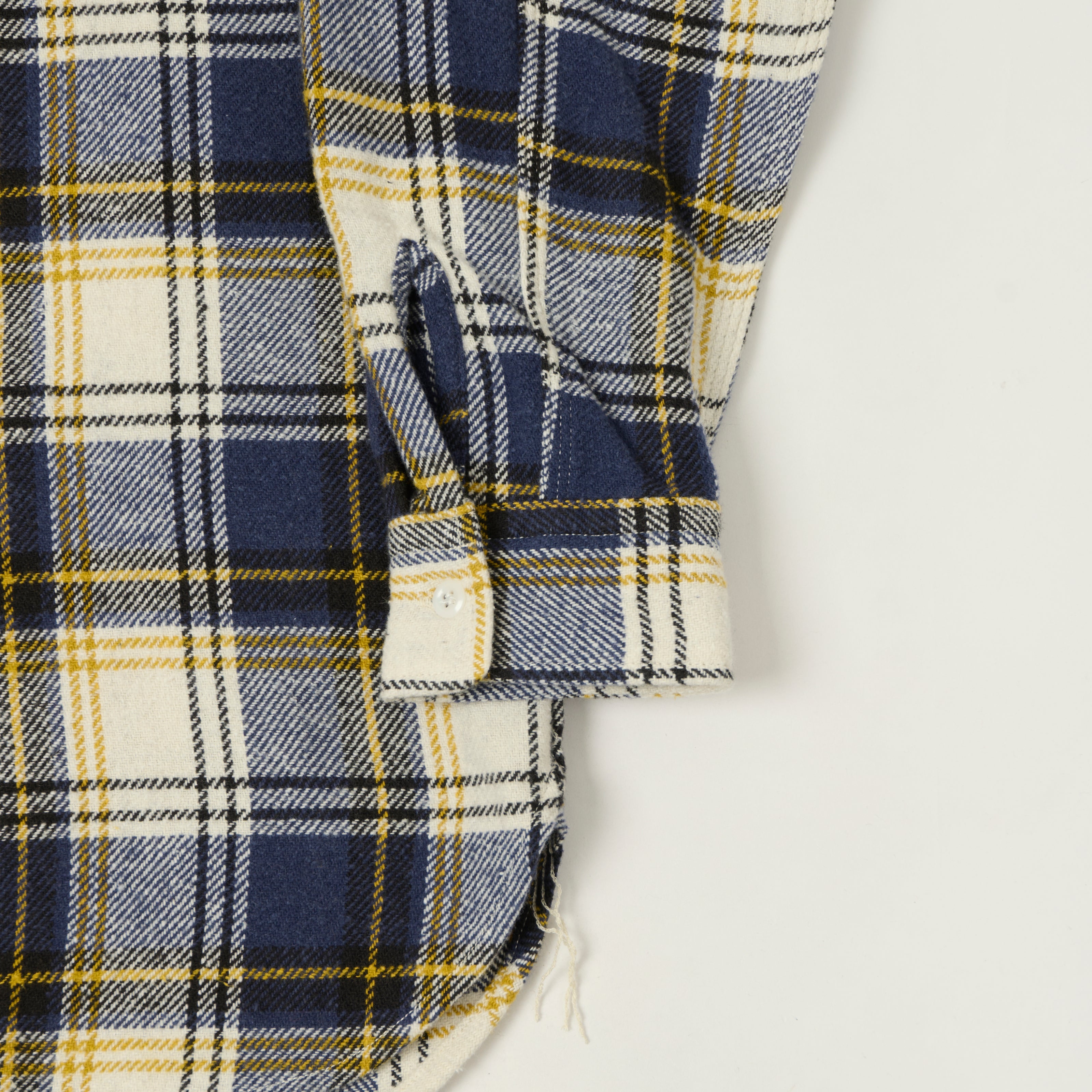 Beams Plus 'Jazz Nep' Plaid Flannel Shirt - Purple