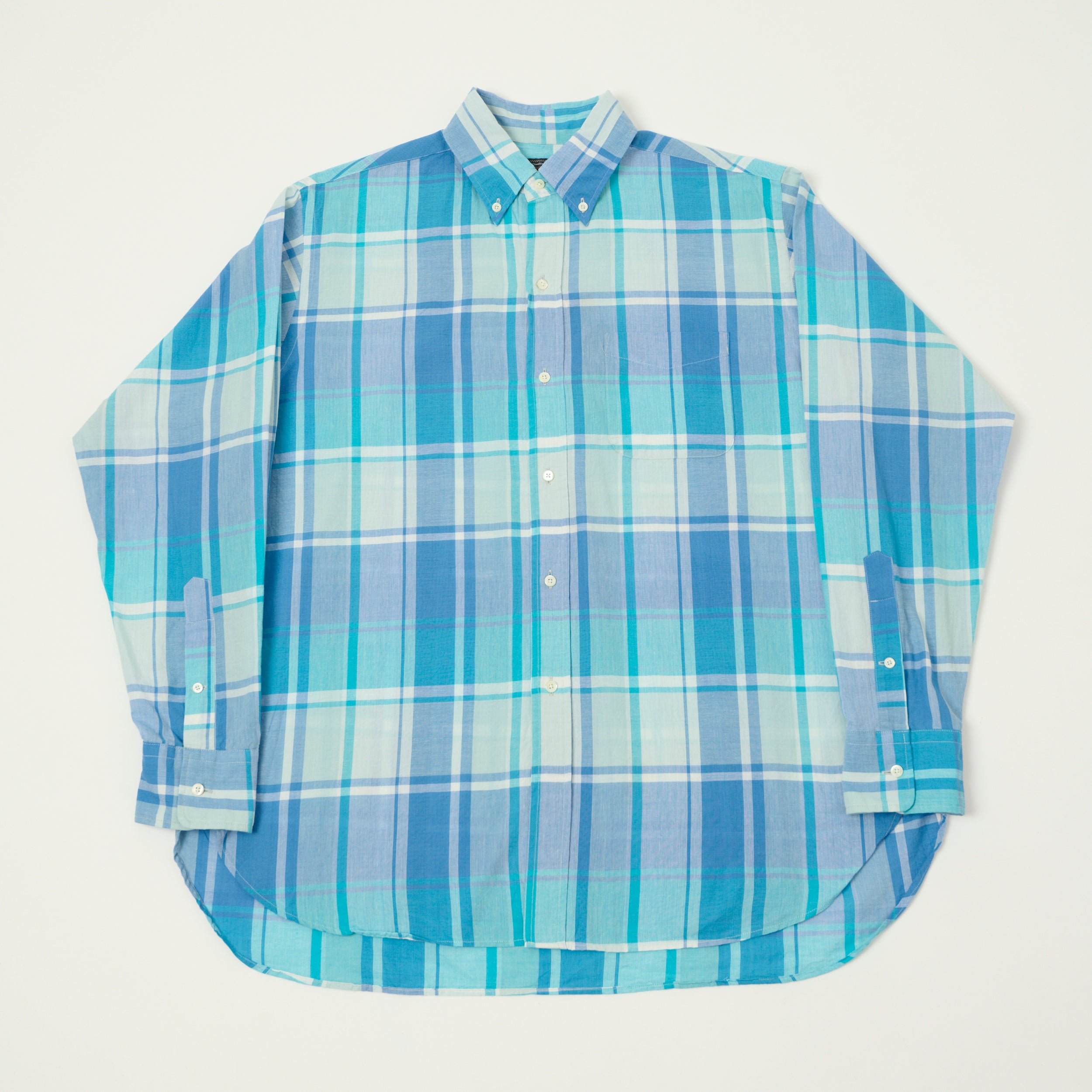 012032● maturely Ir Smock BEAMS BOY Beams-Plus-MIL-Smock-in-Indigo