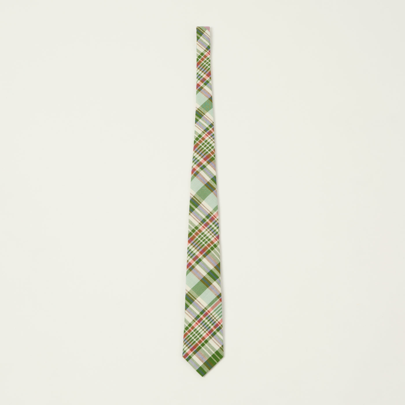 Beams Plus Madras Panel Tie - Green