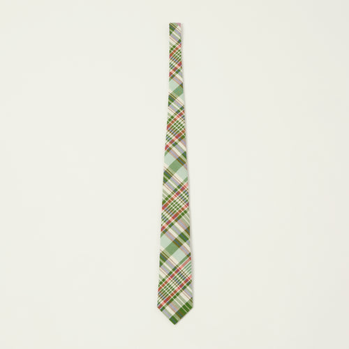 Beams Plus Madras Panel Tie - Green