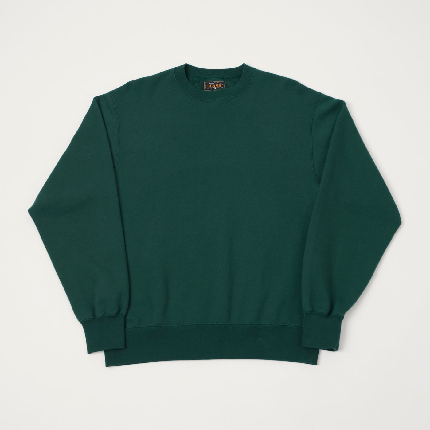 Beams Plus 'Marudou' Crewneck Sweatshirt - Dark Green