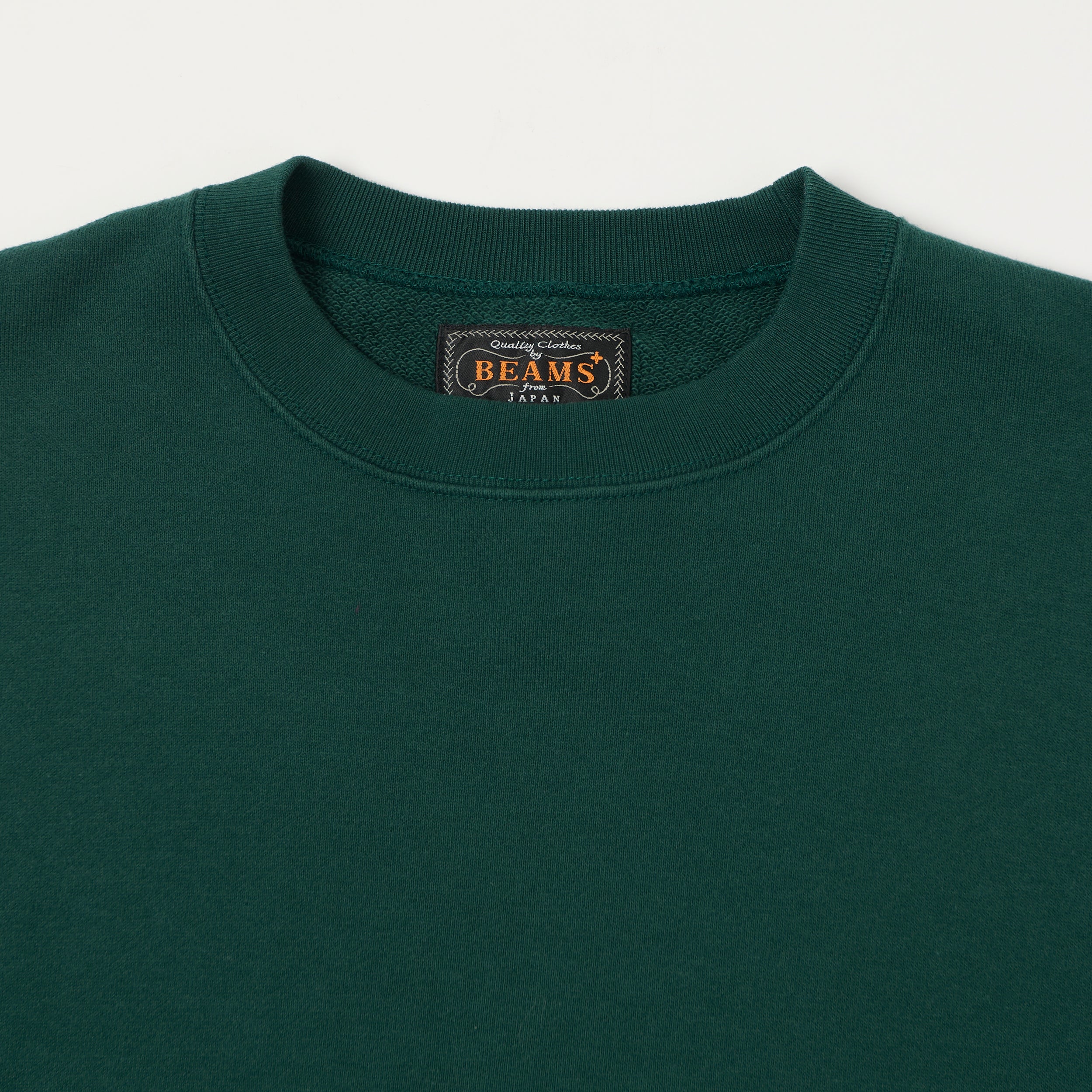 Beams Plus 'Marudou' Crewneck Sweatshirt - Dark Green