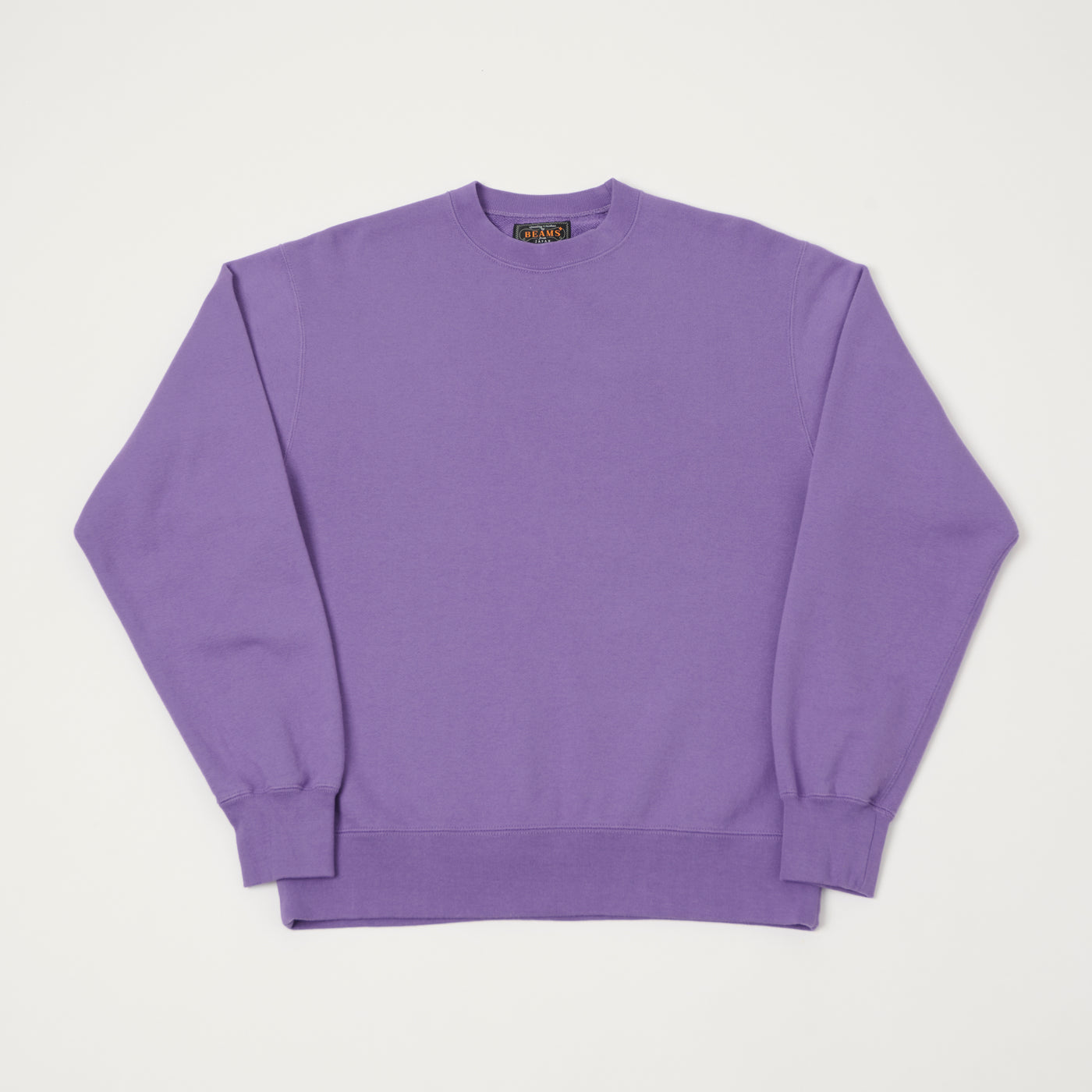 Beams Plus 'Marudou' Crewneck Sweatshirt - Purple
