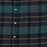 Beams Plus Button Down Plaid Shirt - Blue