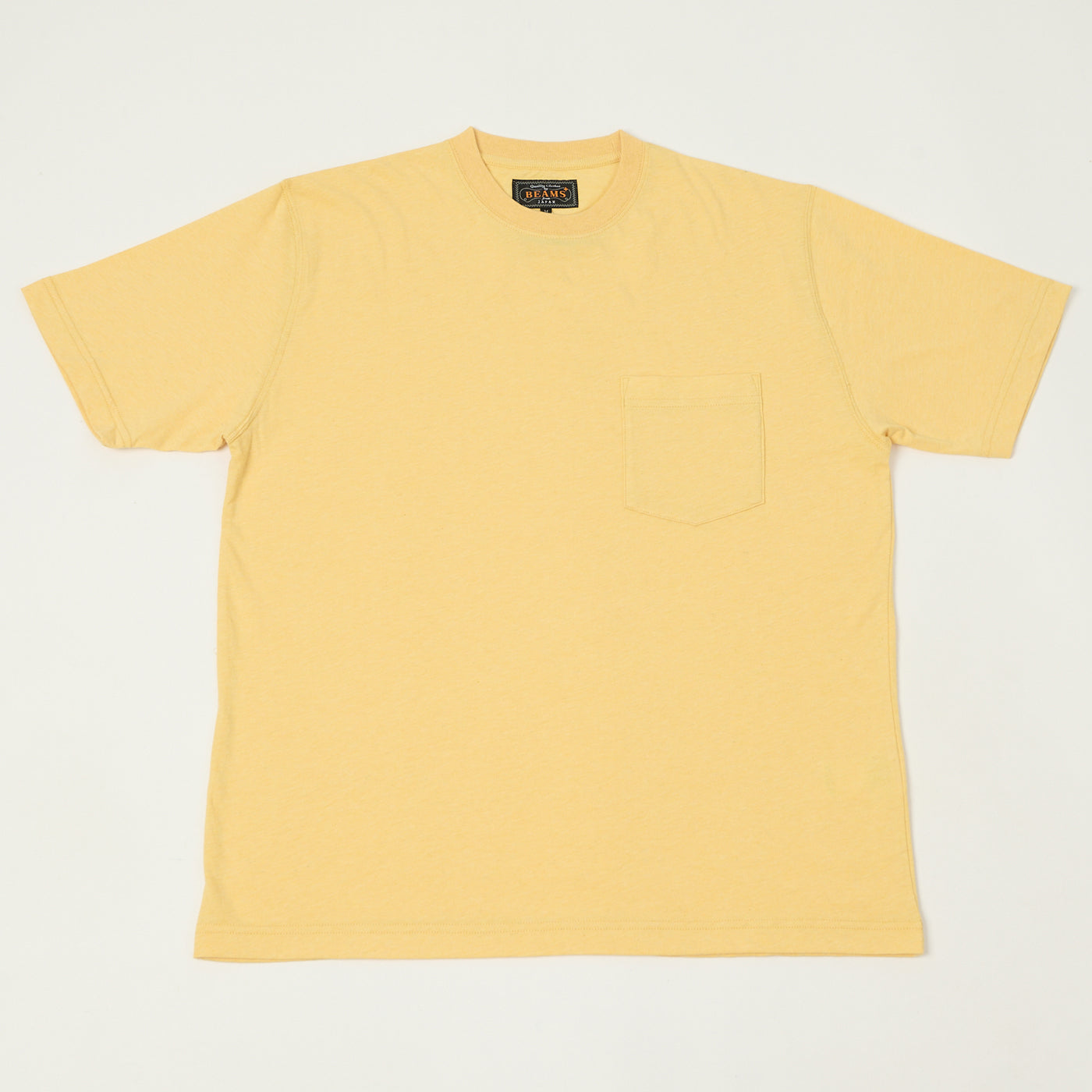 Beams Plus Pocket T-Shirt - Yellow