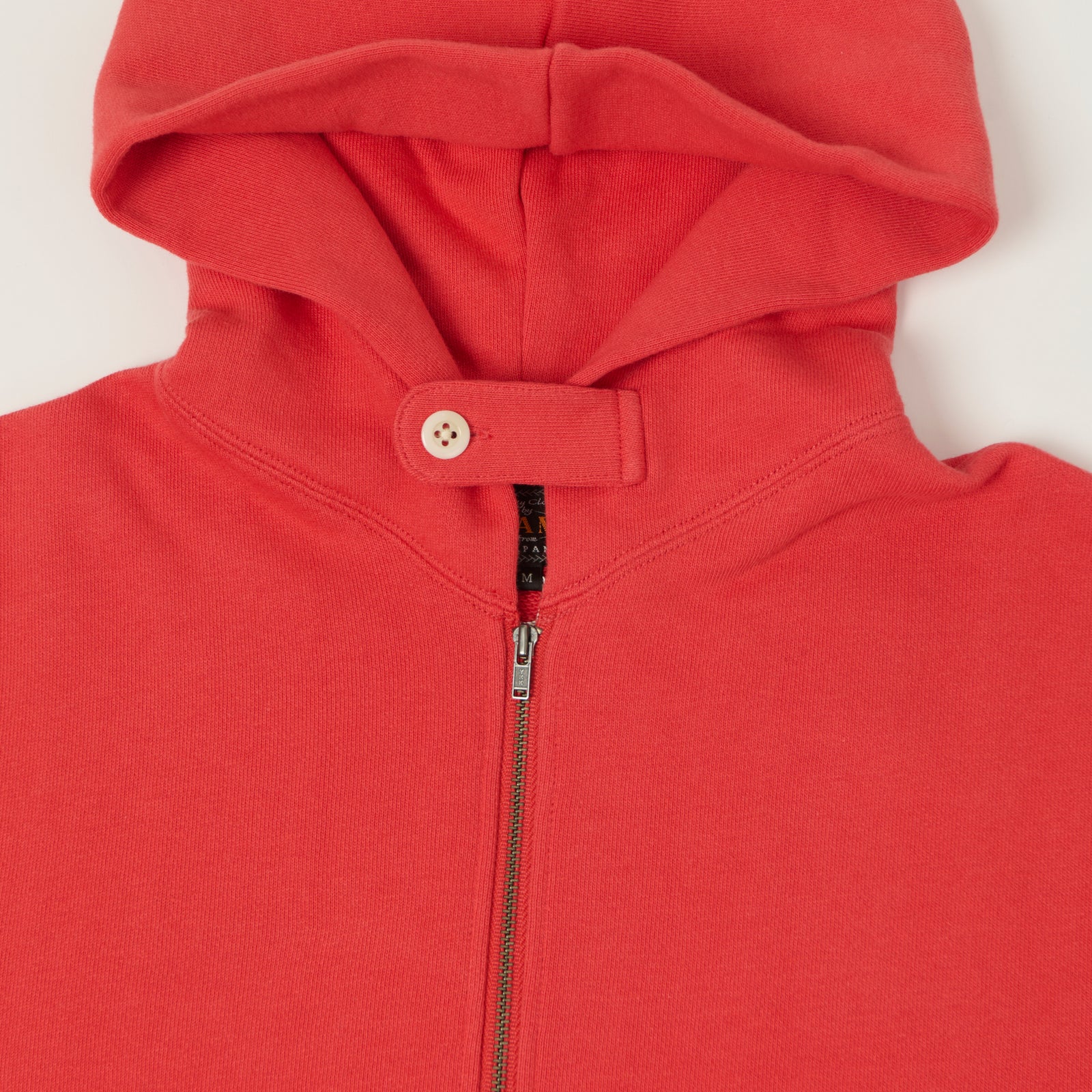 Beams Plus Quarter Zip Utility Hoodie - Red | SON OF A STAG Beams Plus Quarter Zip Utility Hoodie - Red | SON OF A STAG