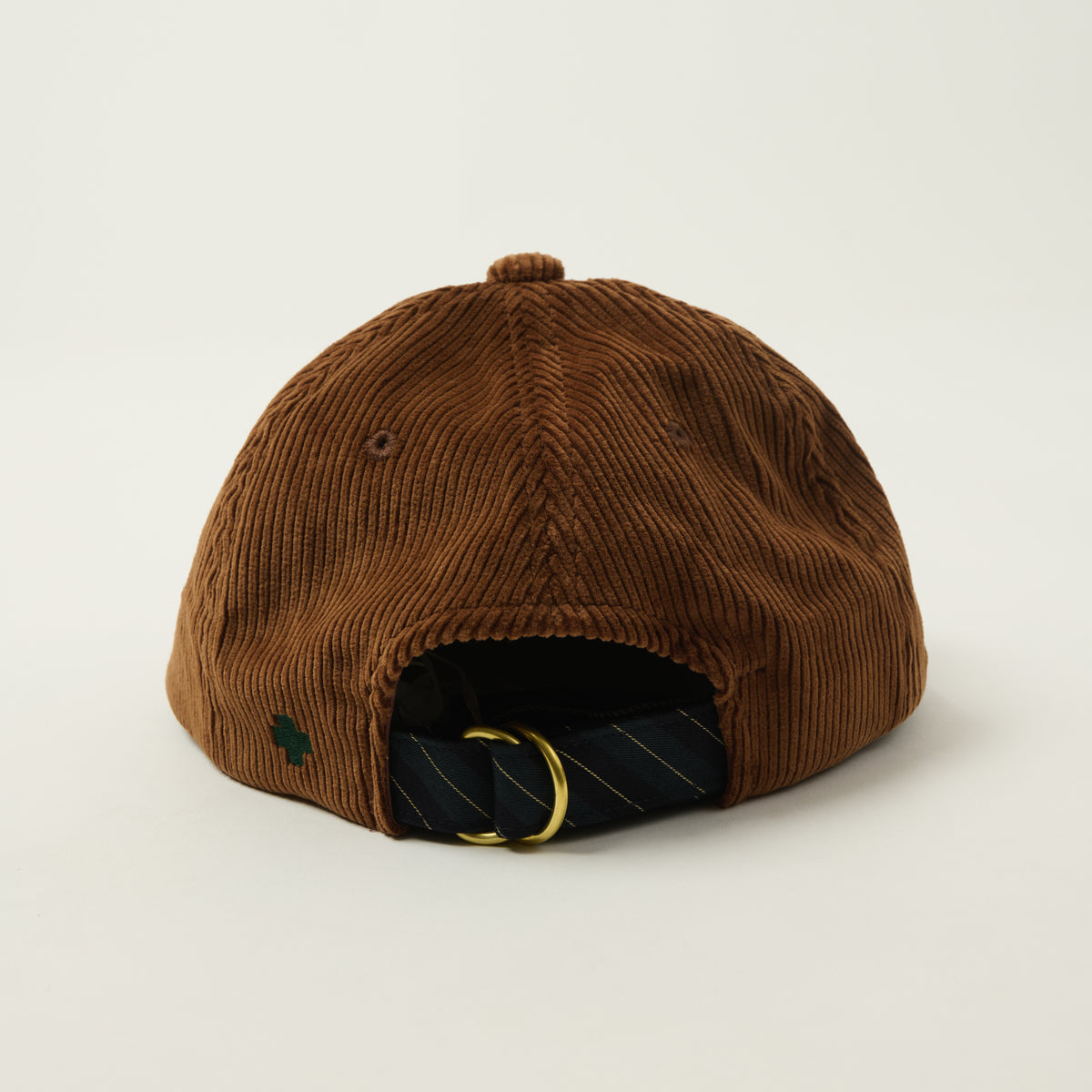 Beams Plus Corduroy Six Panel Baseball Cap - Brown