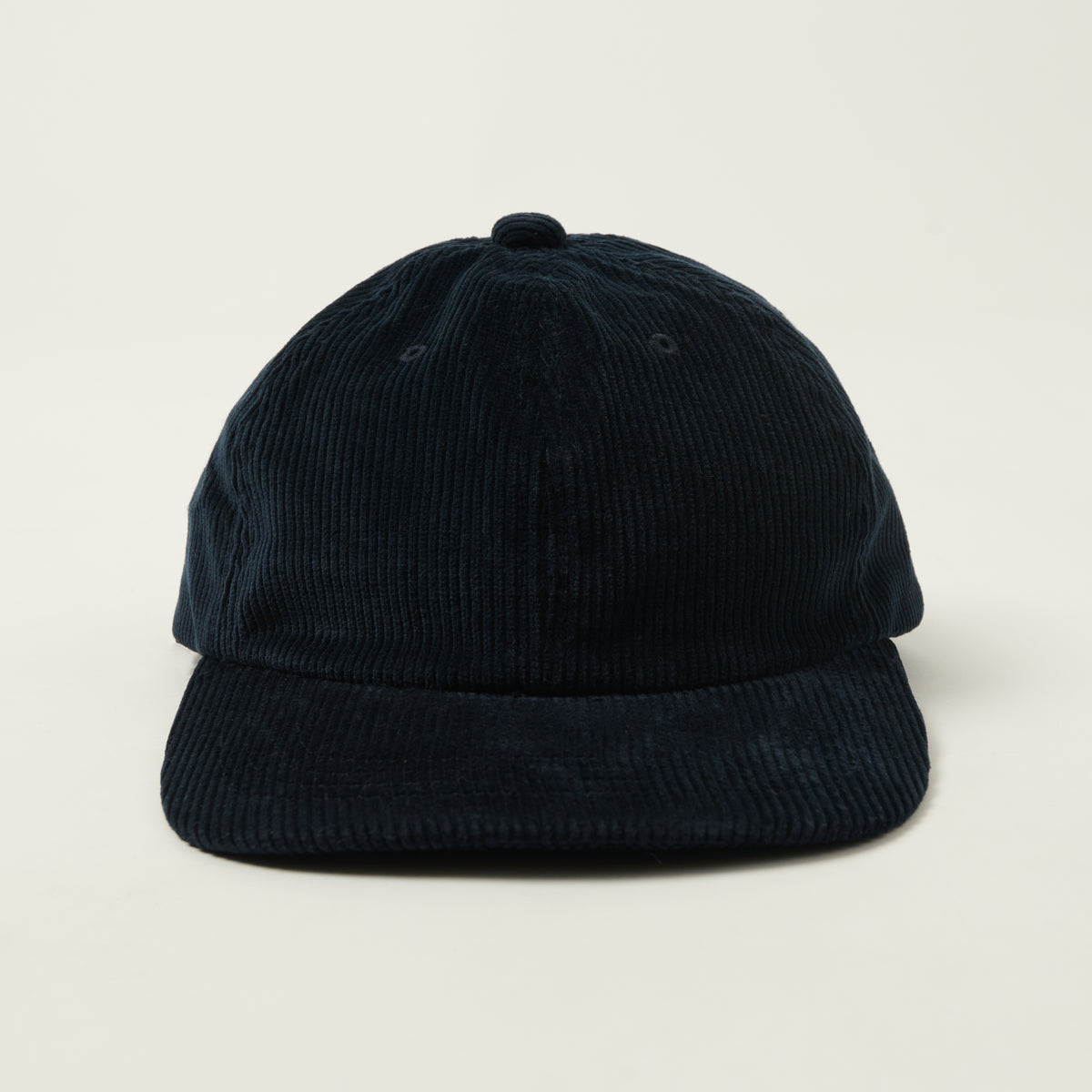Beams Plus Corduroy Six Panel Baseball Cap - Navy