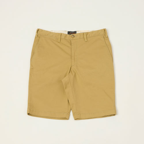 Beams Plus Chino Twill 'Ivy' Shorts - Beige