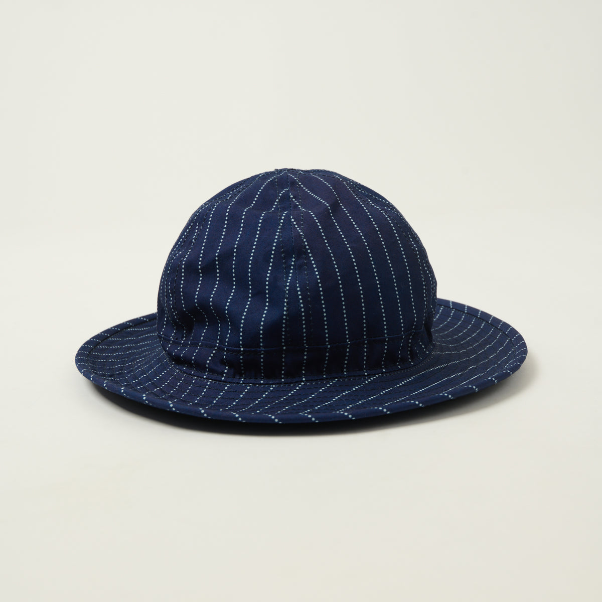Beams Plus Wabash Stripe Military Hat - Indigo