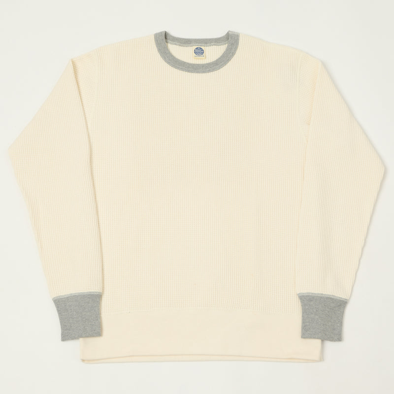 TOYS McCOY 'Big Waffle' Thermal Sweatshirt - Natural