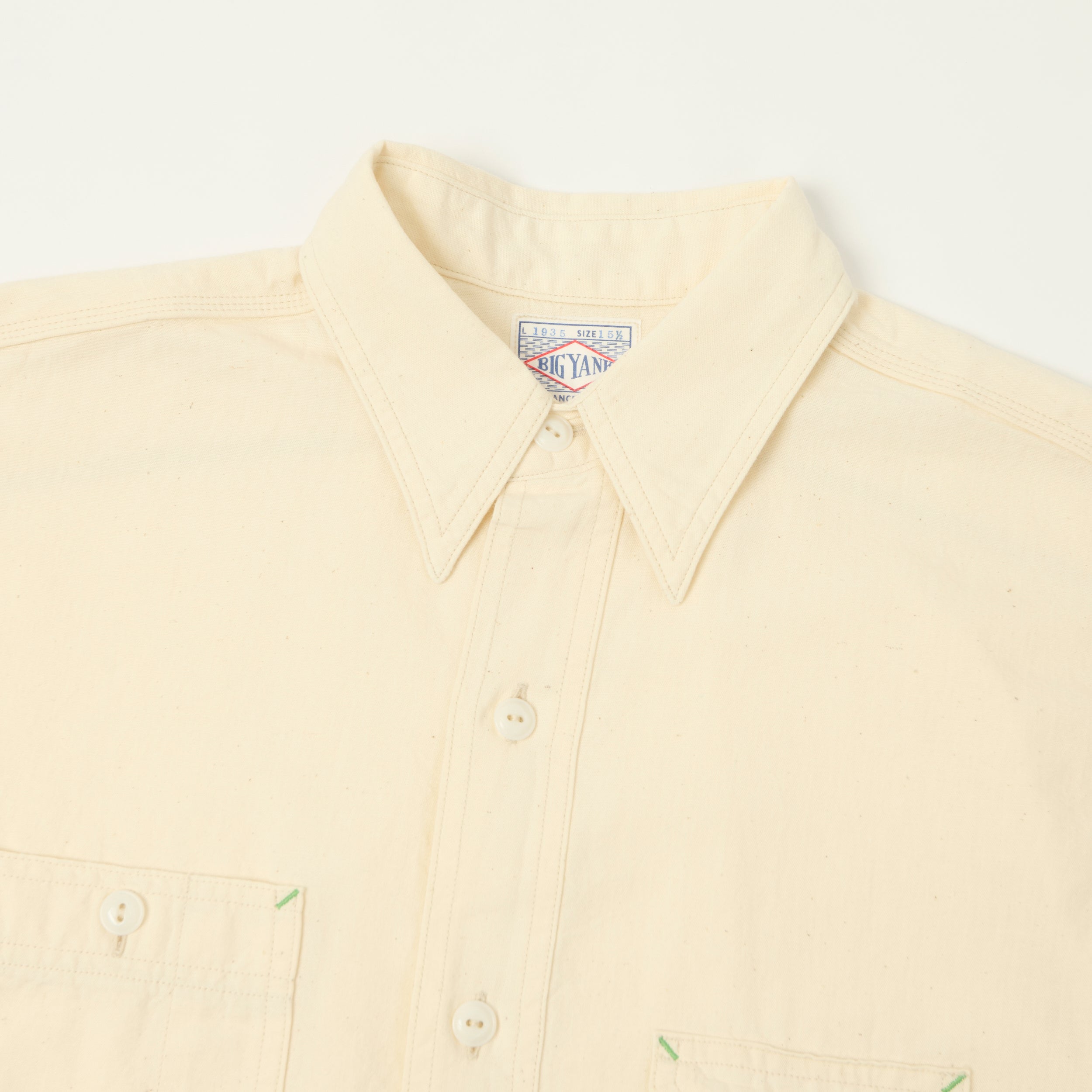 Big Yank '1935 Original' Chambray Work Shirt - White