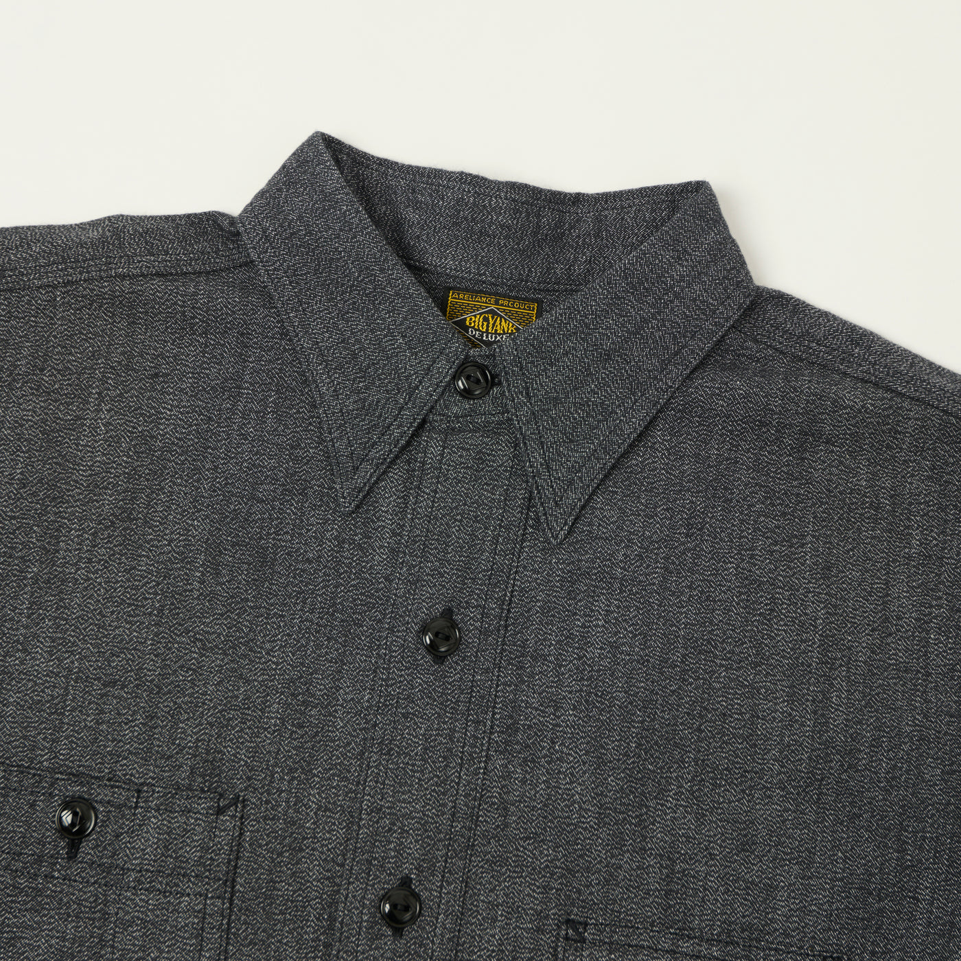 Big Yank '1935 Original' Covert Cloth Work Shirt - Black