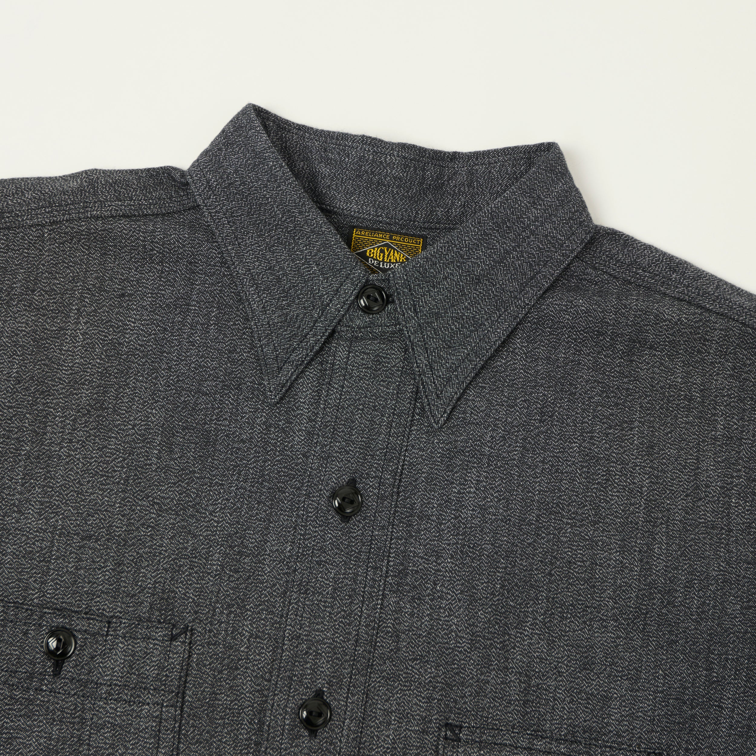 Big Yank '1935 Original' Covert Cloth Work Shirt - Black