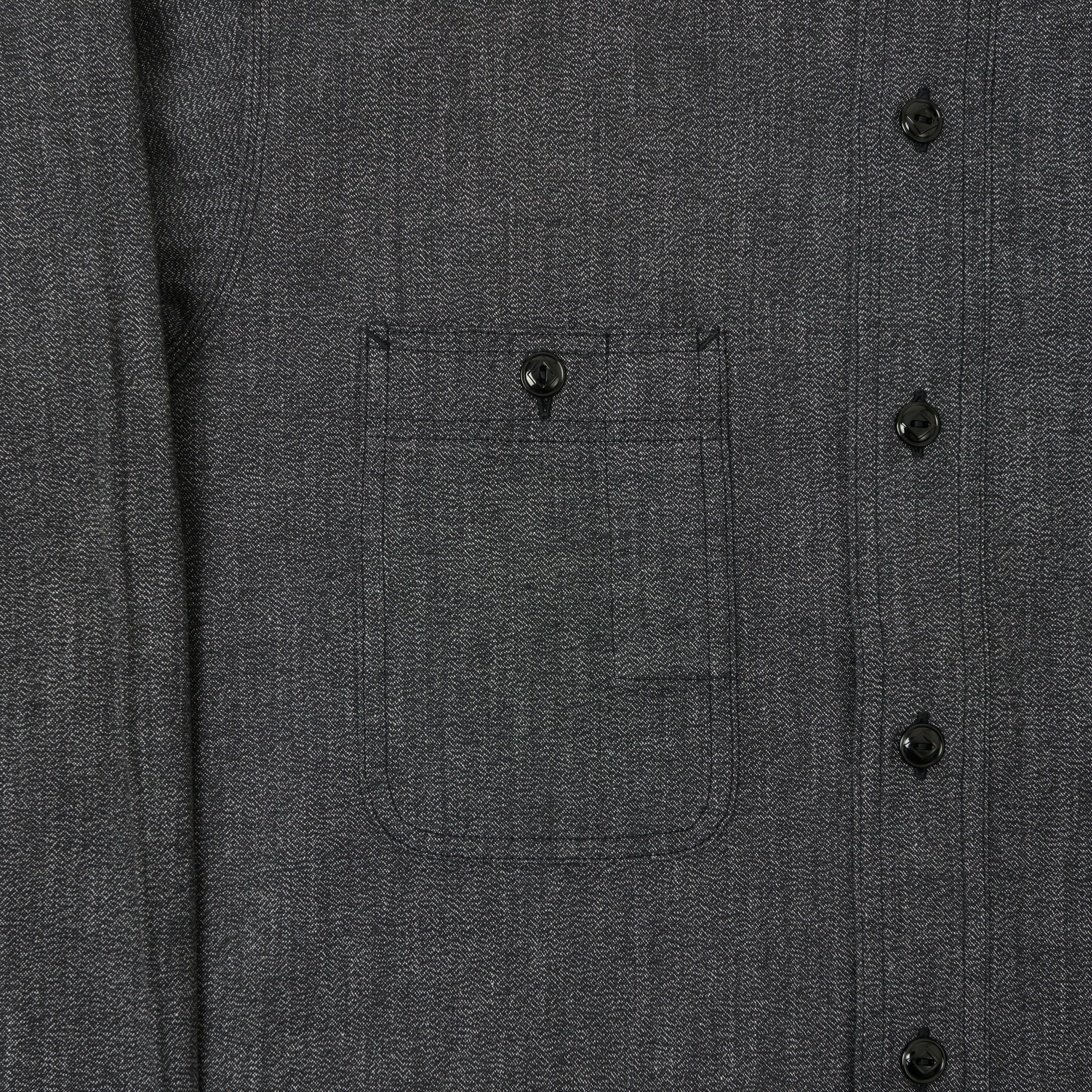 Big Yank '1935 Original' Covert Cloth Work Shirt - Black