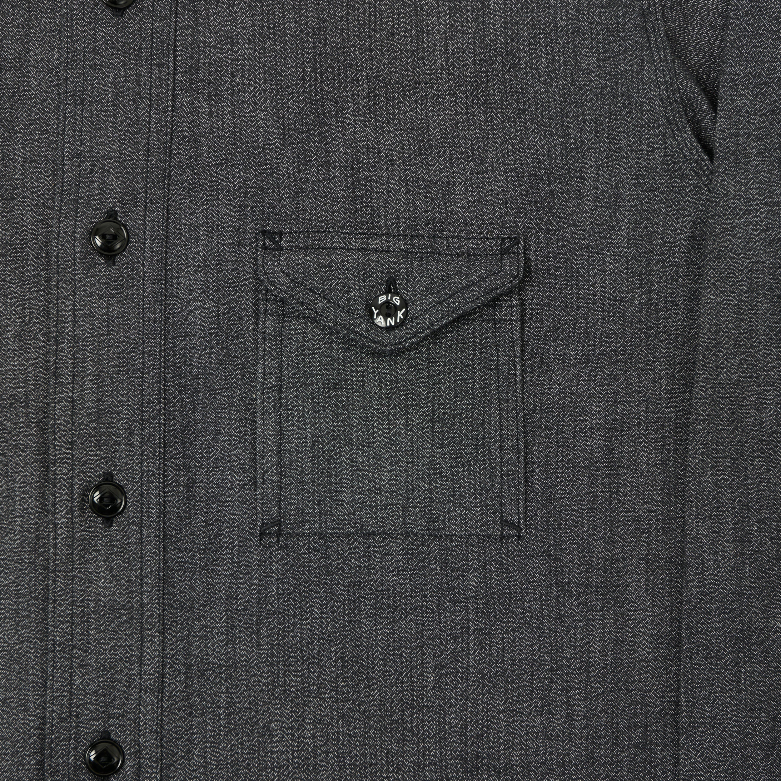 Big Yank '1935 Original' Covert Cloth Work Shirt - Black
