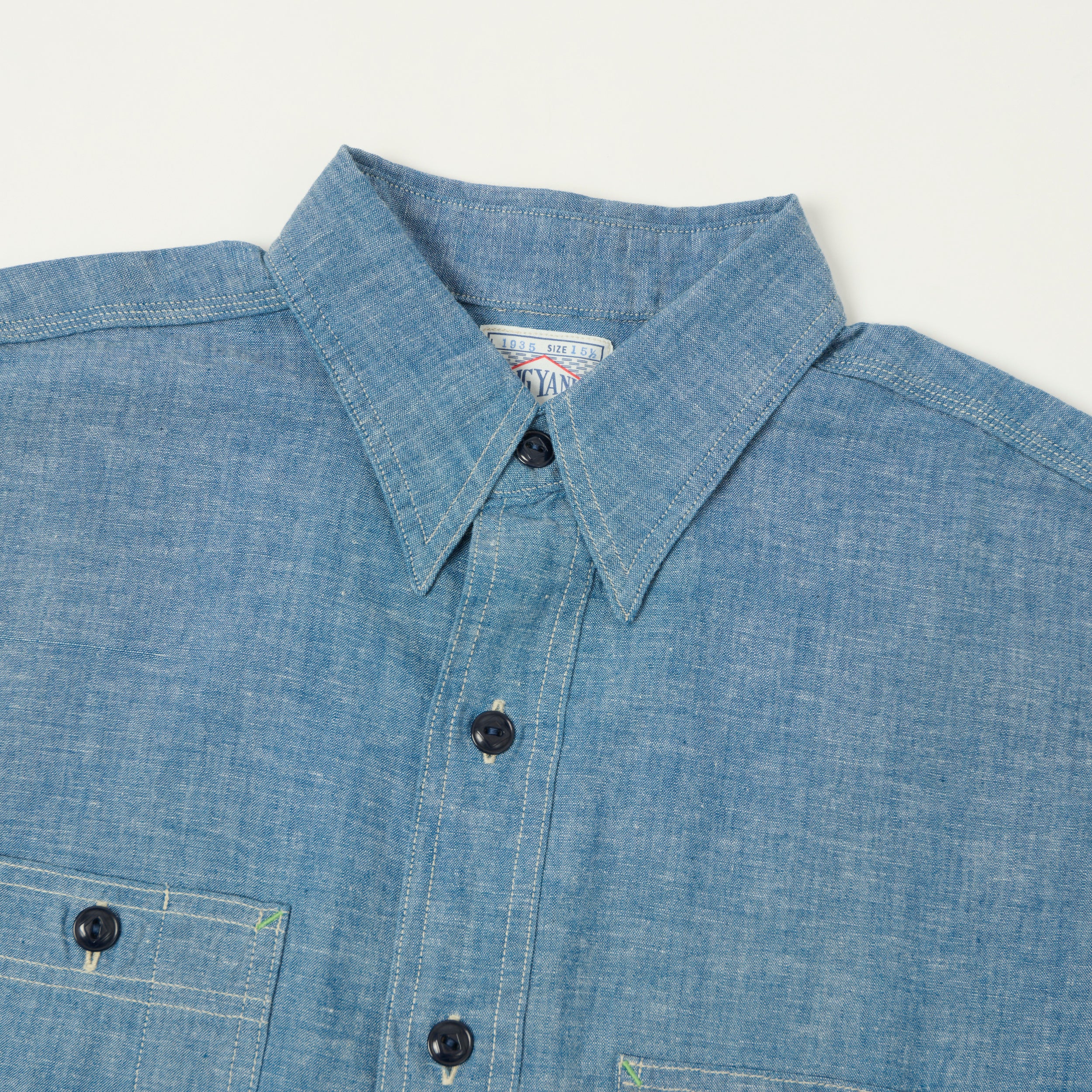 Big Yank '1935 Original' Chambray Work Shirt - Indigo
