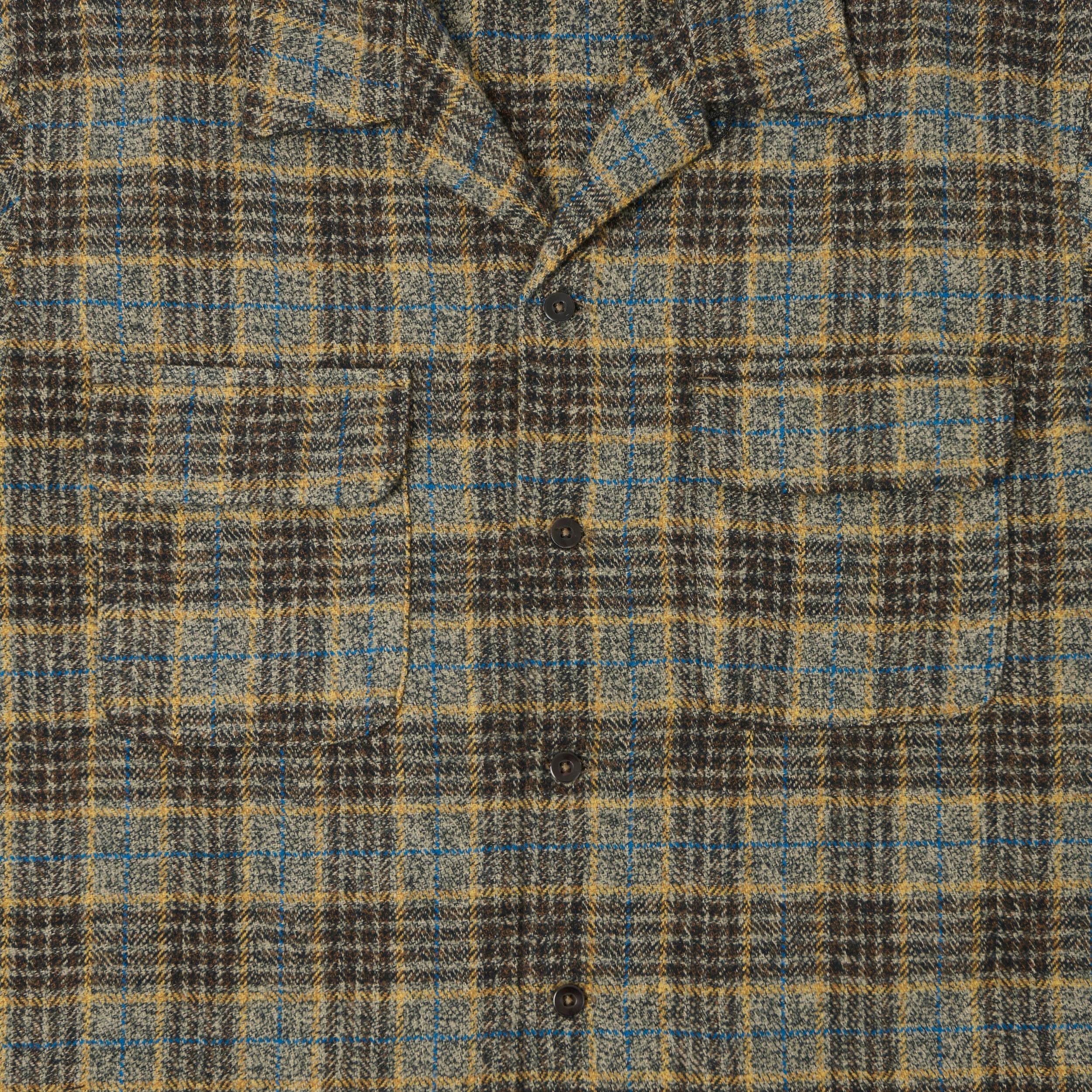 Big Yank 'Roger' Cotton Tweed Plaid Shirt - Grey