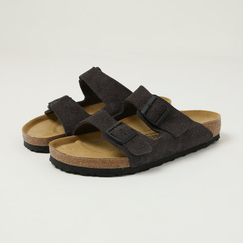 Birkenstock Arizona Suede Leather Sandal - Velvet Grey