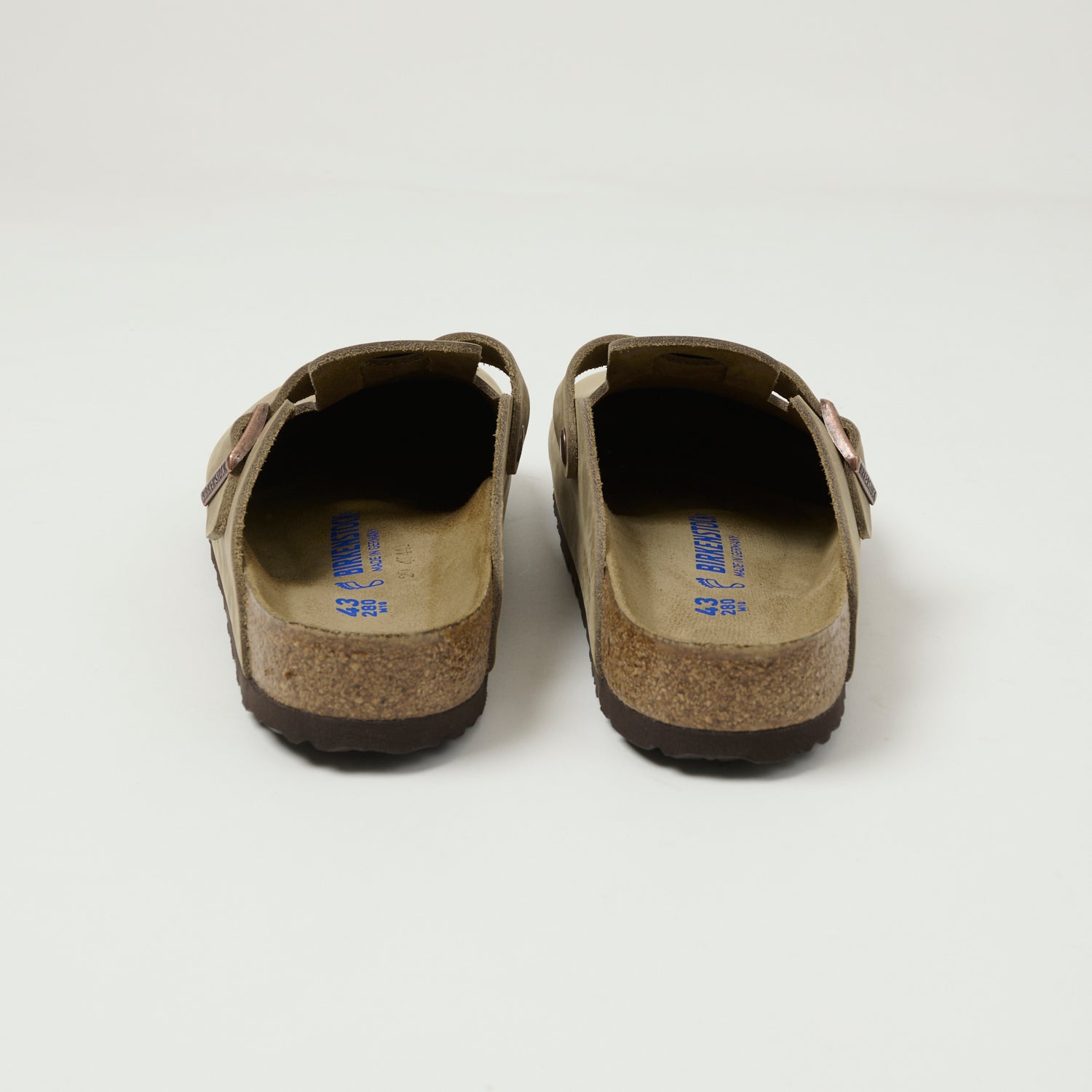 Birkenstock Boston Oiled Leather Shoe - Tobacco Brown