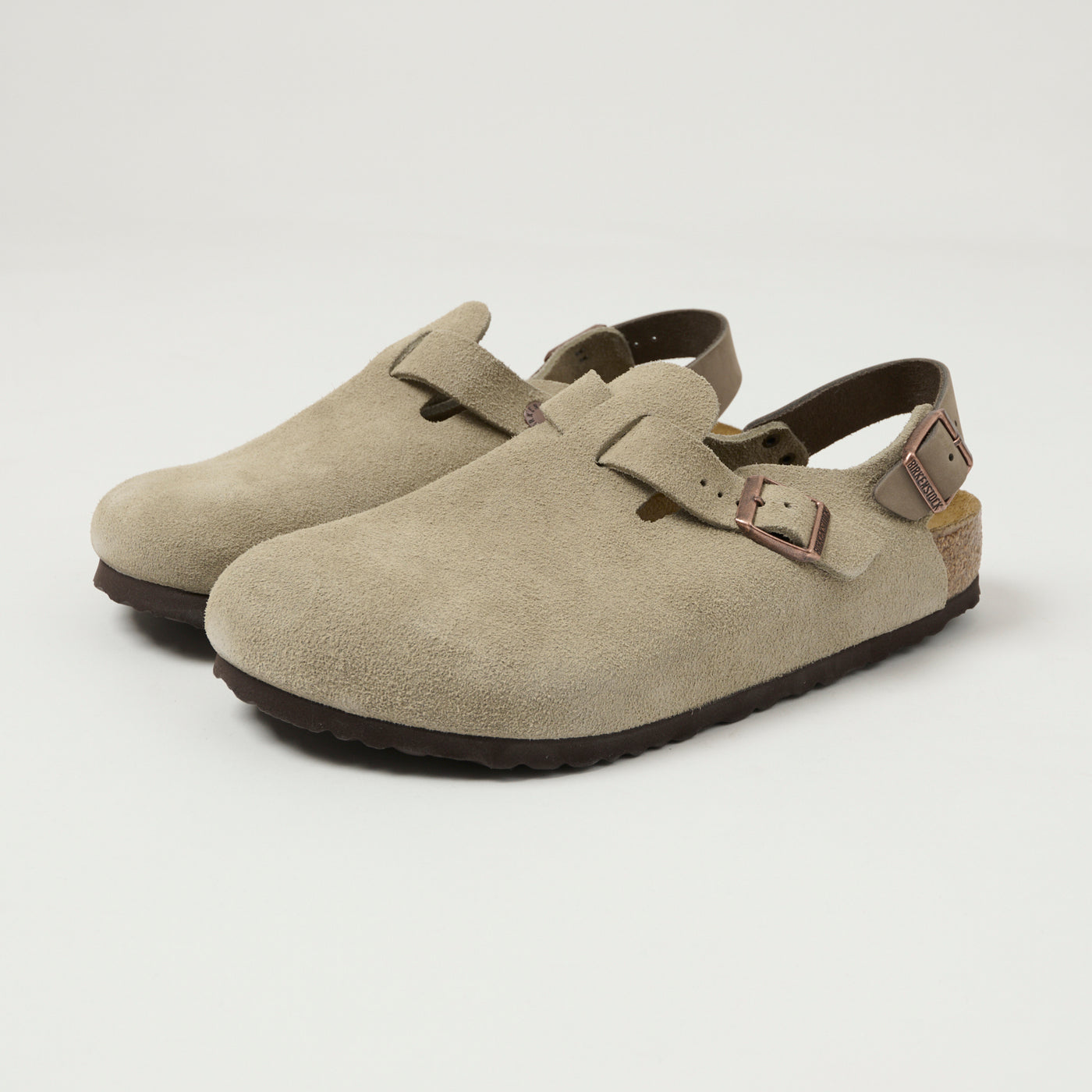 Birkenstock Tokio II Suede Shoe - Taupe
